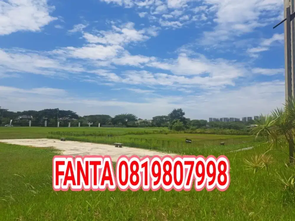 Tanah Kavling di BSD untuk bisnis apartemen hotel