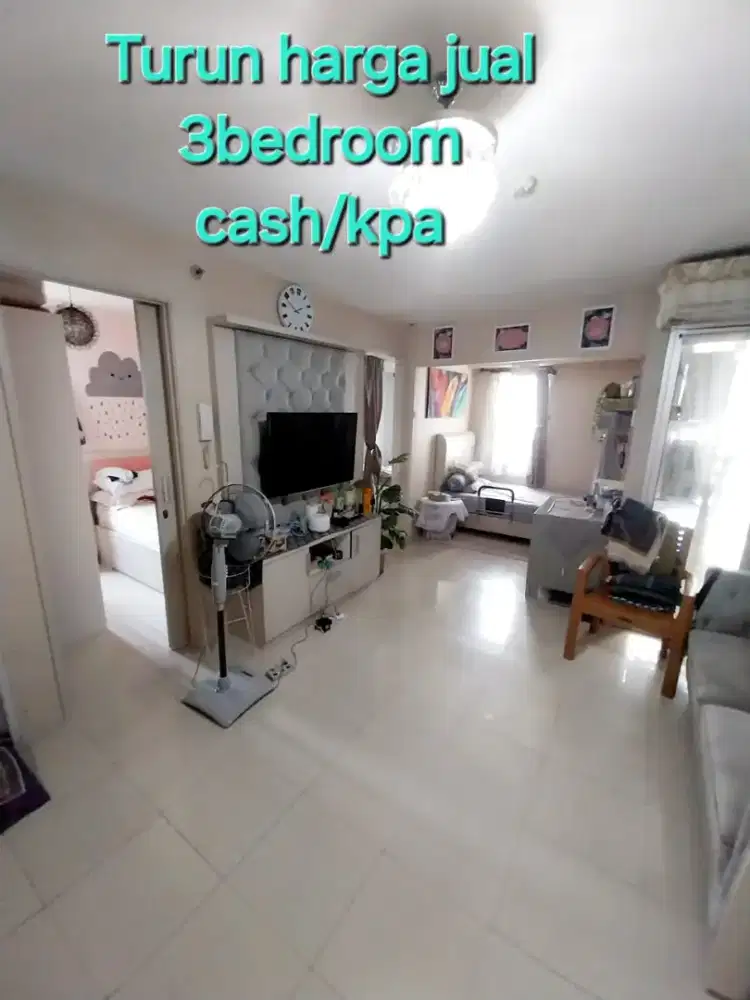 Di jual apartemen Bassura type 3bedroom siap huni (SHM)