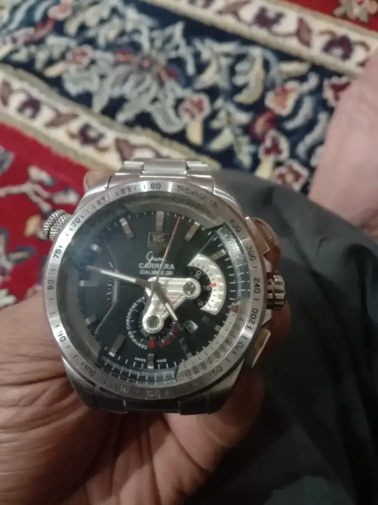 Jual jam tag hauer mesin minota os 10 japan..minus sambungan rantai bd