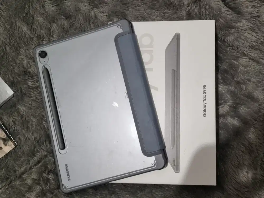 DIJUAL SAMSUNG TAB S9 FE 6 GB 128 GB FULLSET MASIH MULUS