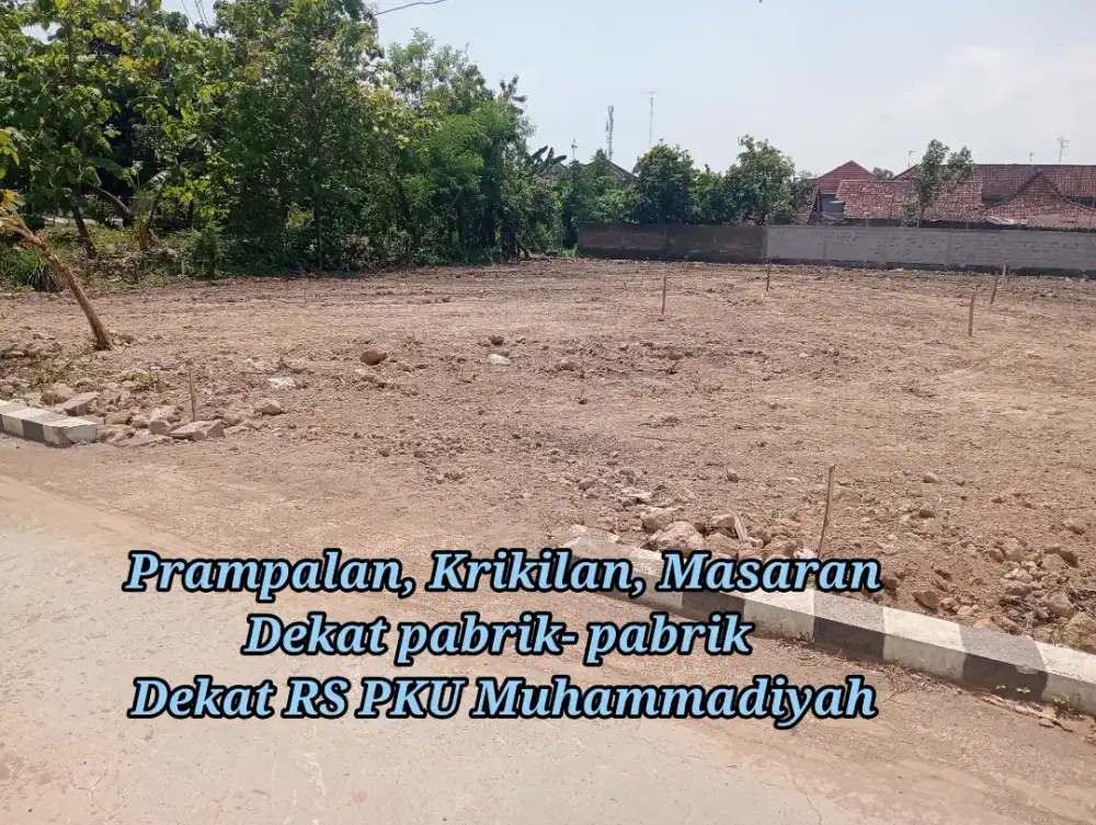 Tanah murah Masaran Sragen