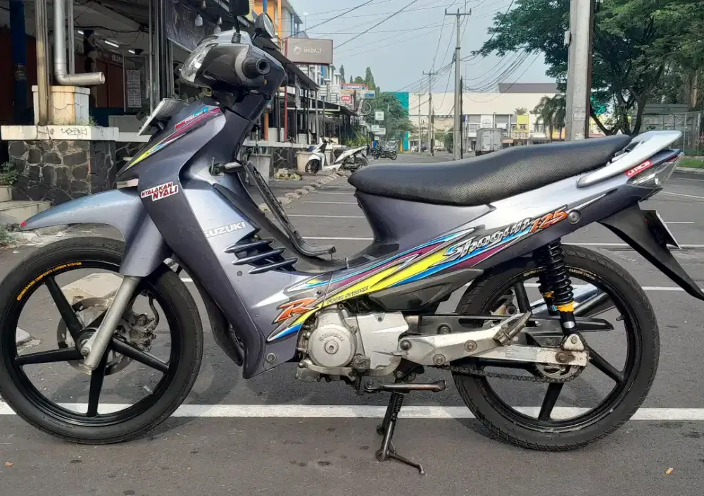 Suzuki shogun 125 pajak idup, motor irit, tenaga joss