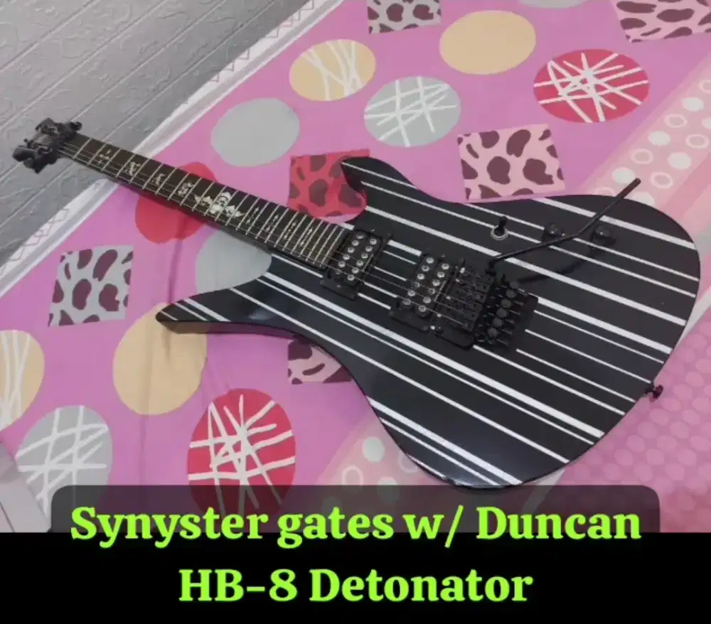 Gitar Synyster gates w/HB-8 Duncan Detonator pickup