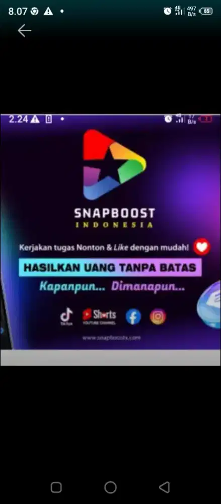 Di cari Partner bisnis Snap boosht