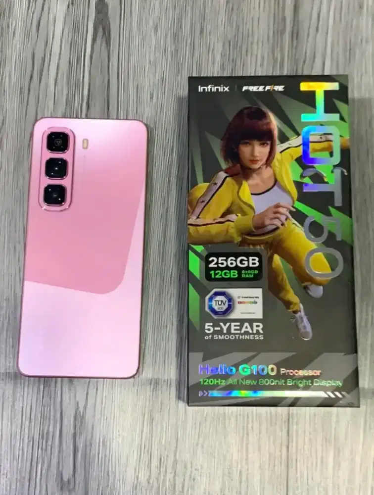 Infinix hot 50 pink  256gb