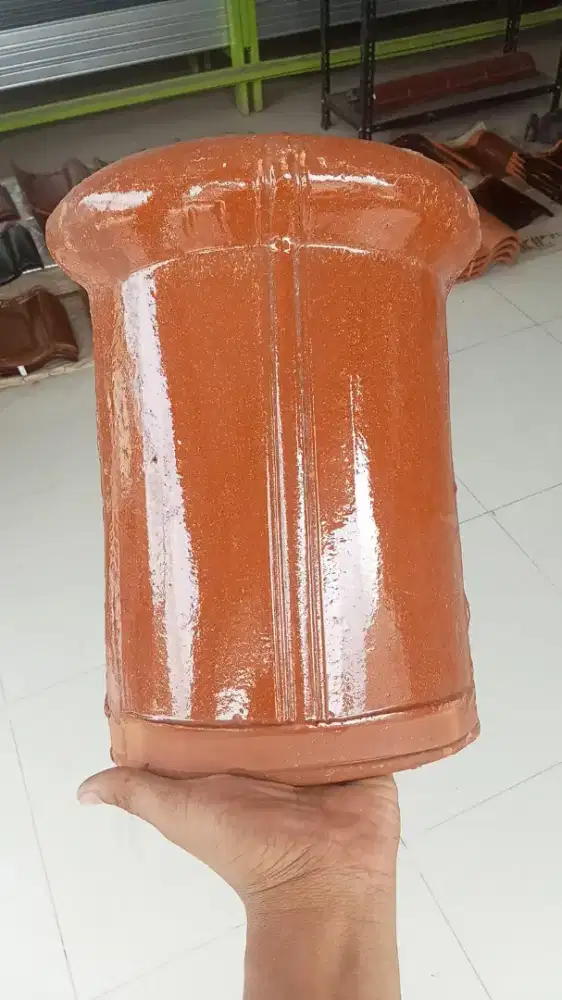 Genteng nok morando glazur baru