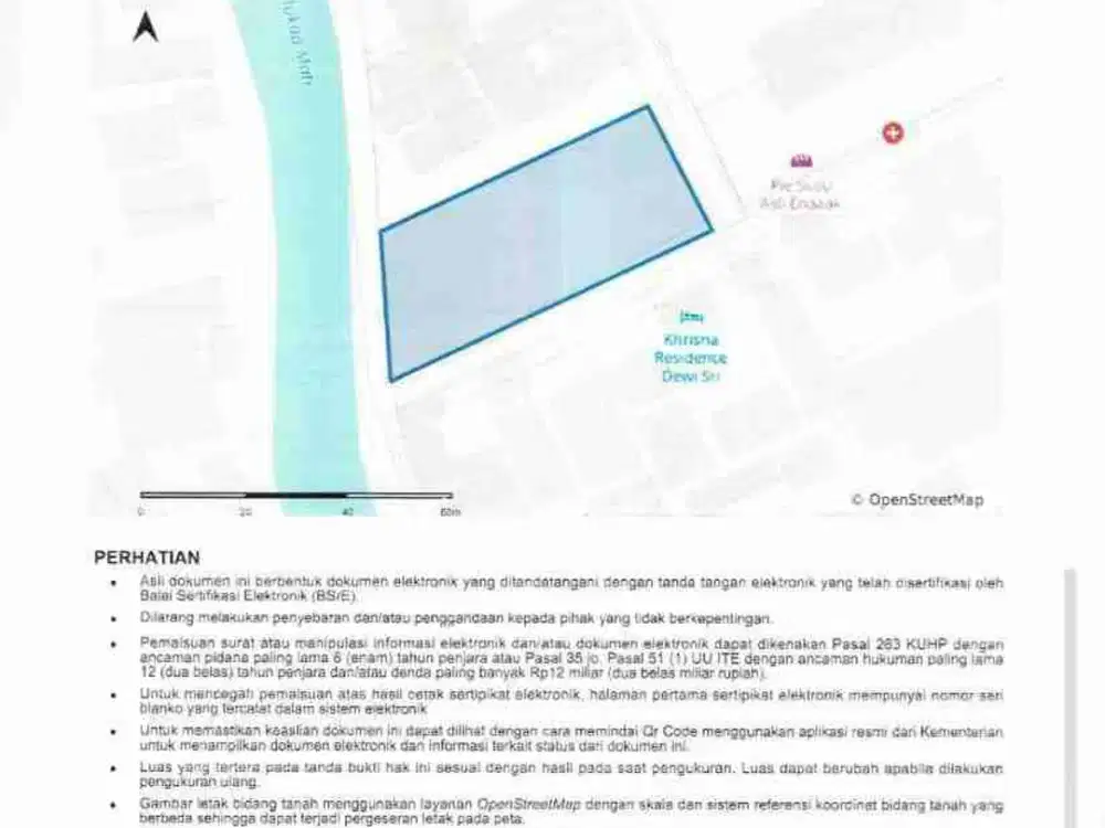 Tanah GLOBAL 860M2 di Jalan DEWI SRI SEMINYAK