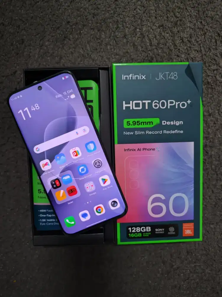 Infinix Hot 60 Pro+ 8/128 Baru Seminggu Pakai
