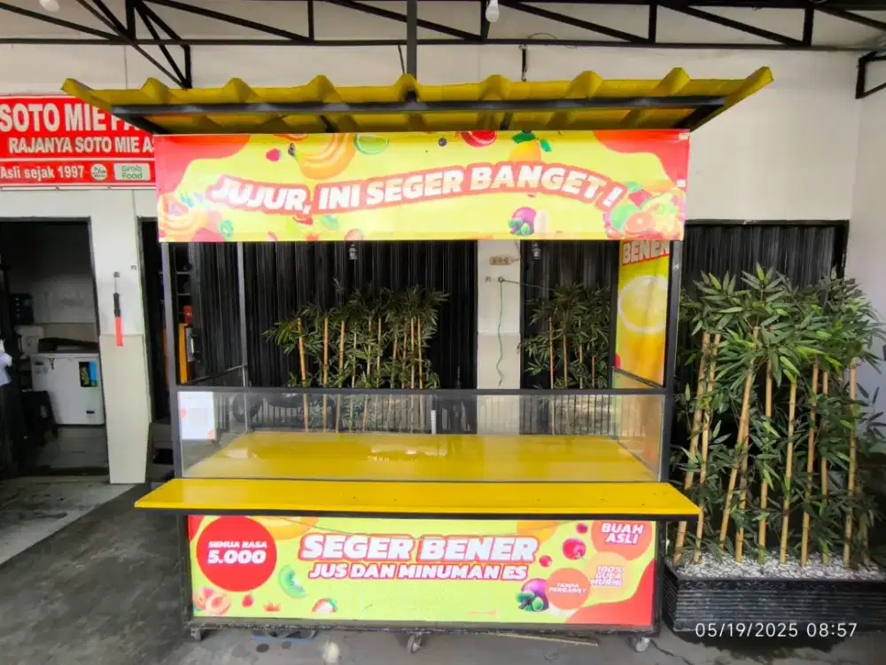 Gerobak Booth ex jual minuman