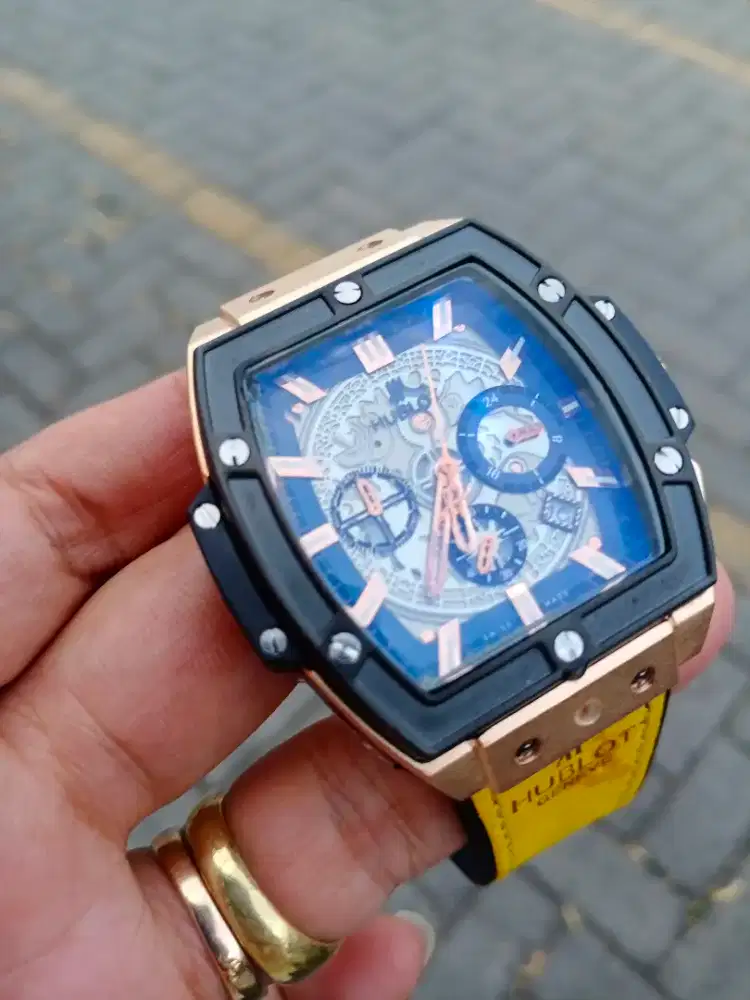 Jam pria HB senna cronograph