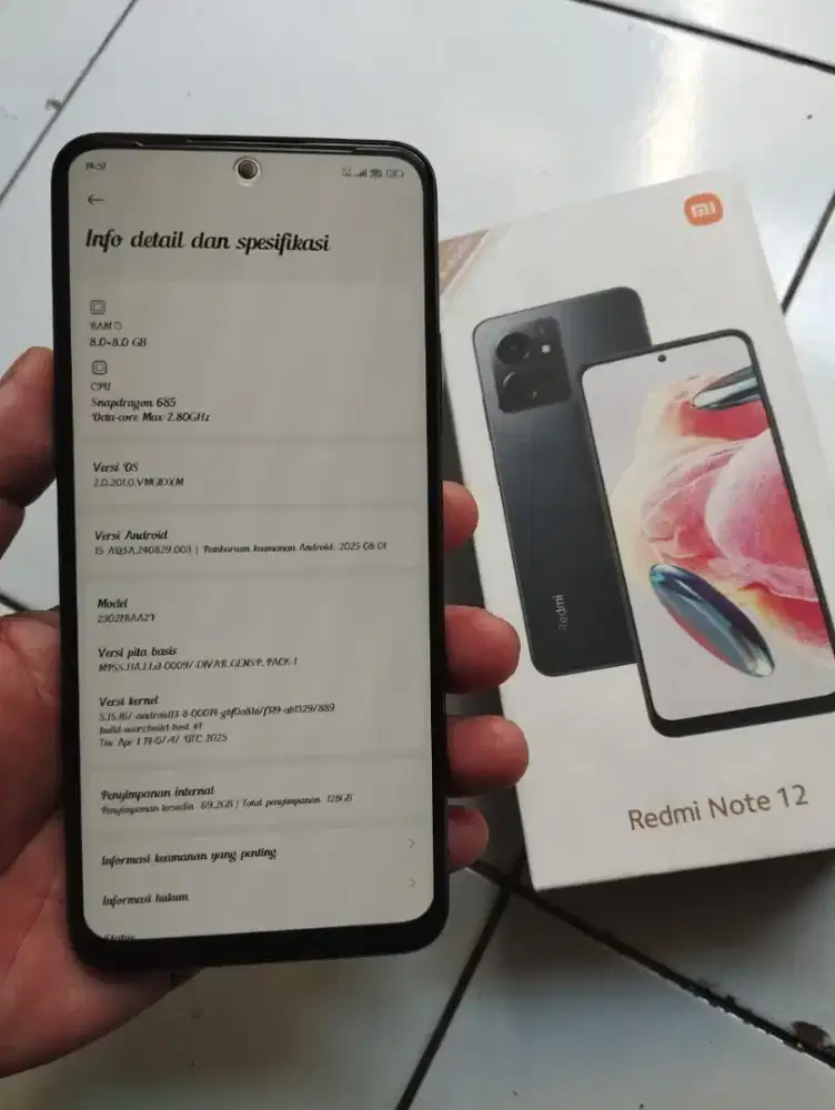 Redmi Note 12 8/128 fullset