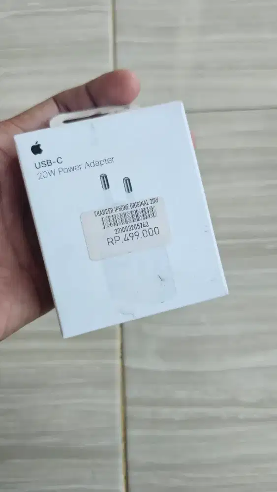 Charger iPhone Original Apple USB C 20W Baru
