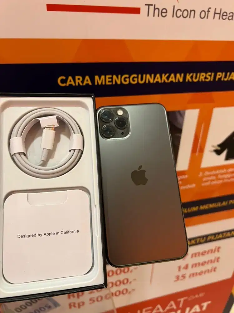 iphone 11 pro 256gb hanya baru grey