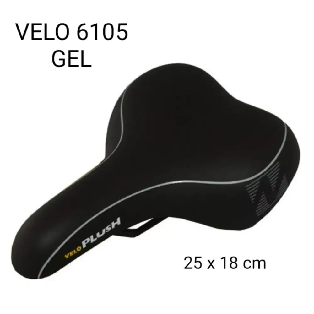 Sadel Jok Sepeda Velo Plush Gel 6105 4110 (Sale)