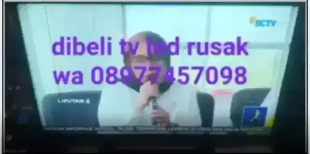 Tv led/ps34 rusak dibeli
