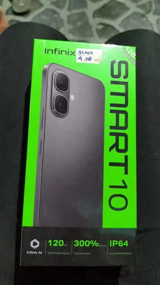 Infinix smart 10 4/128 black