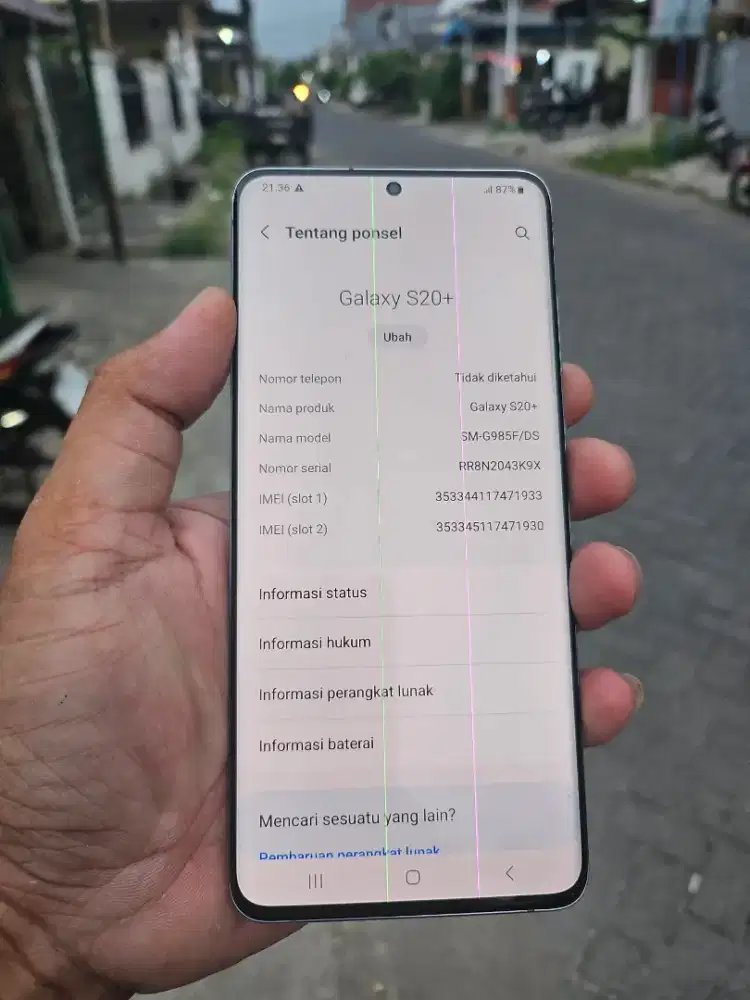 Jual/TT/BT
SAMSUNG S20+ 8/128gb SEIN