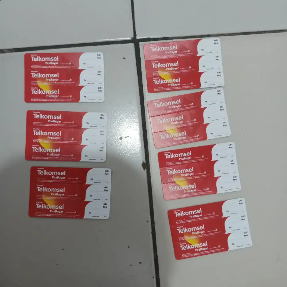 Ready stok Kartu Perdana & Vocer fisik Telkomsel