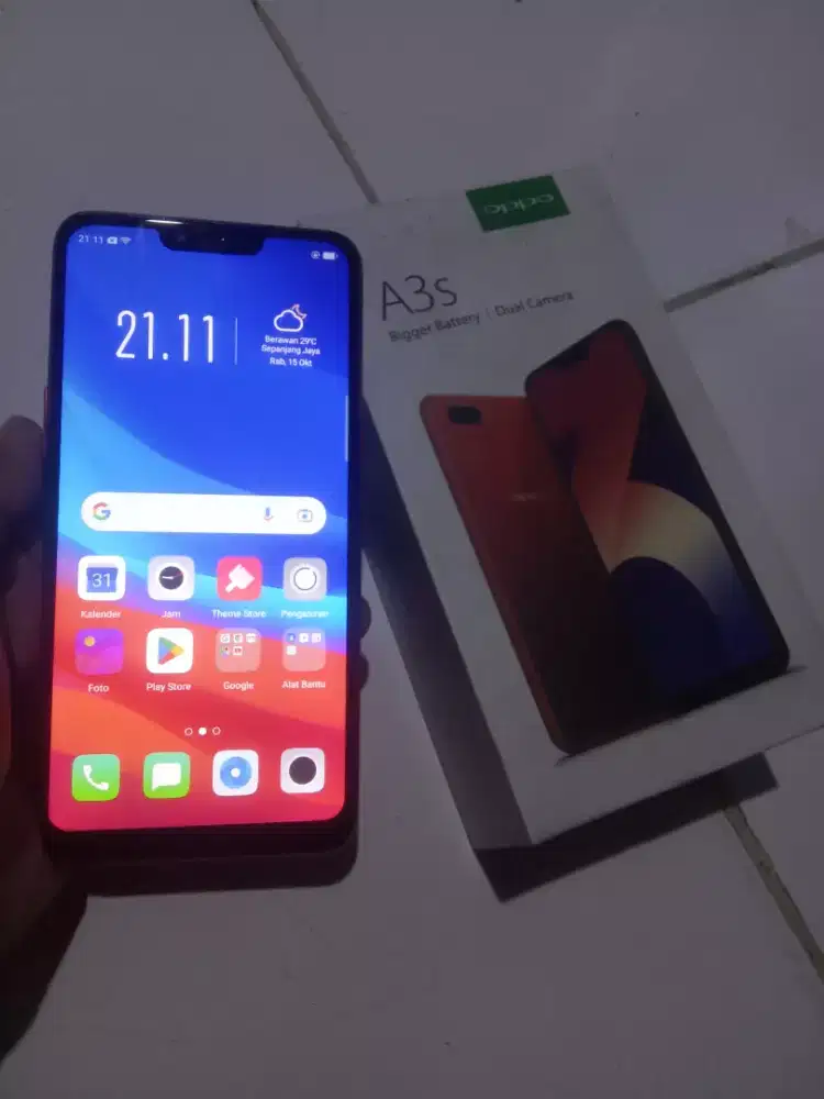 Hp oppo a3s lengkap ram 6/128