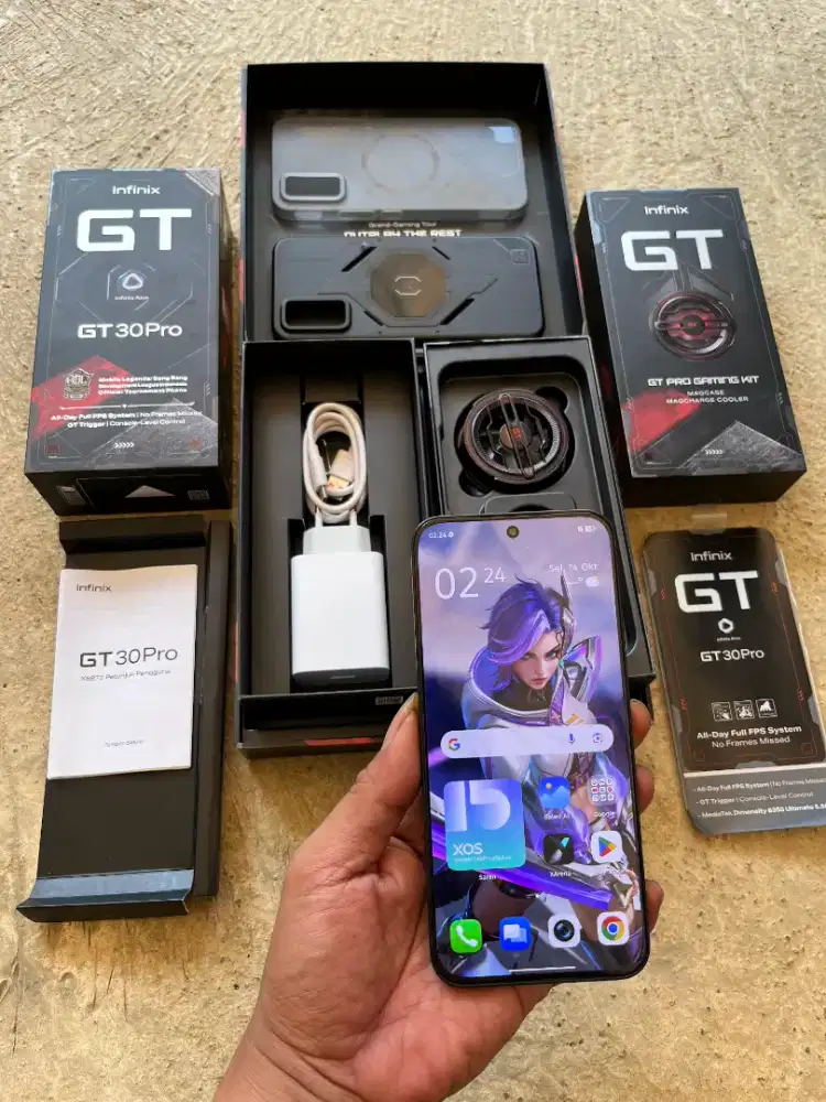 Infinix GT 30 Pro (8/256) Spesial Gift Box Mulus Fullset Original