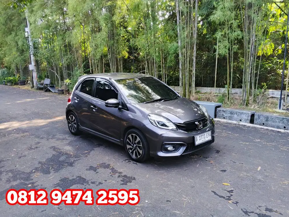 Brio rs 2017 matik abu metalik siap pakai