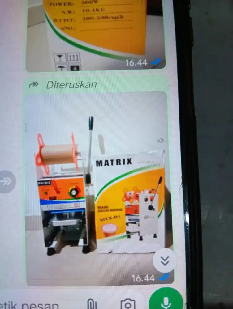 Jual silver cap Mer Metrix masih baru ada garansi resmi tk