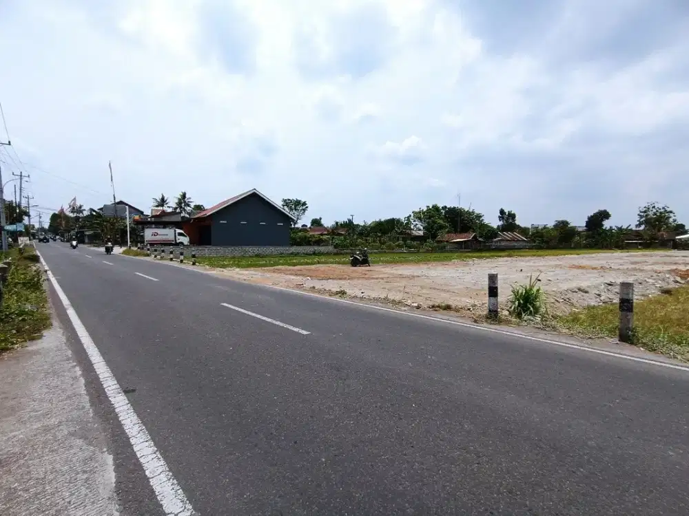 Tanah Tepi Jalan Aspal Sidokarto Godean Cocok Investasi!
