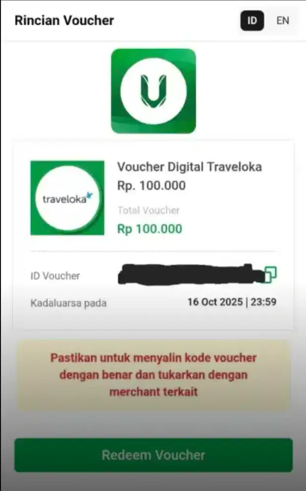 Voucher Traveloka