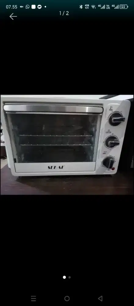Oven sekai 18 liter lengkap dus
