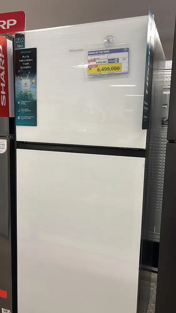 Kulkas White Hisense inverter