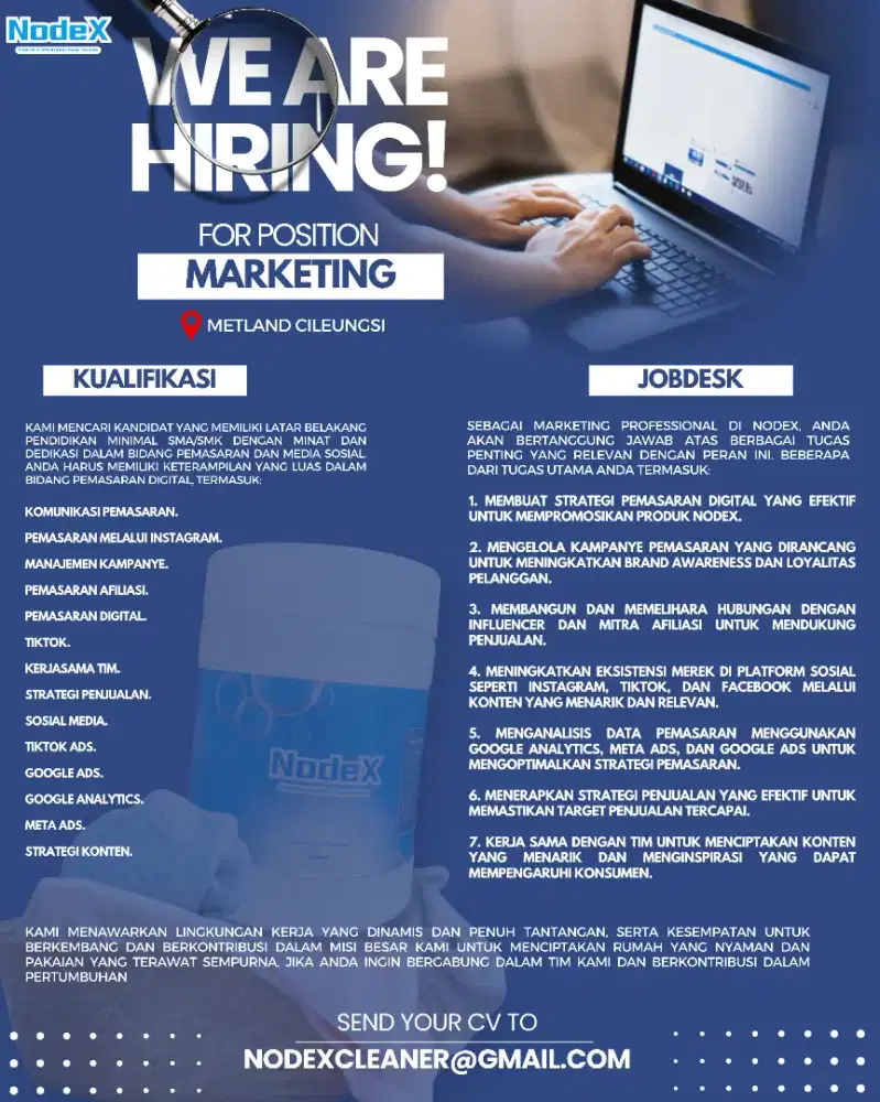 Marketing produk pembersih pakaian