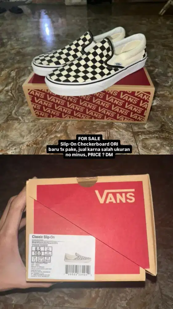 VANS Slip-On Checkerboard