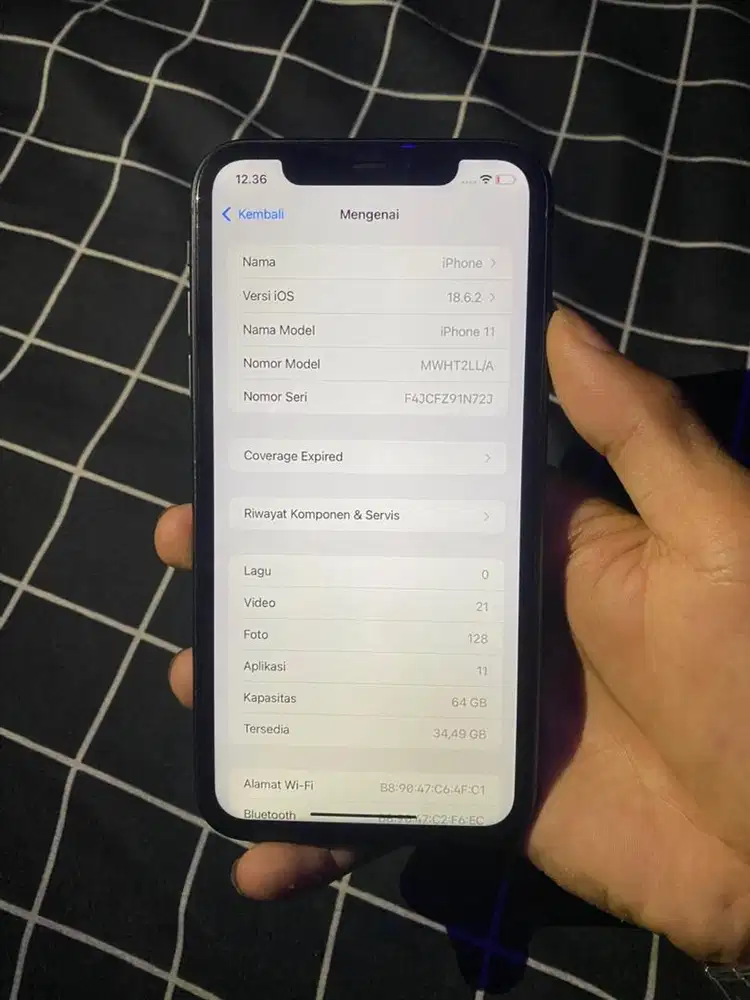 Iphone 11 64gb ex inter