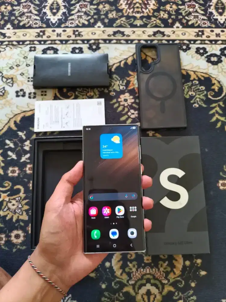 Samsung S22 Ultra 5G Sein (12/512) Mulus Fullset Ori