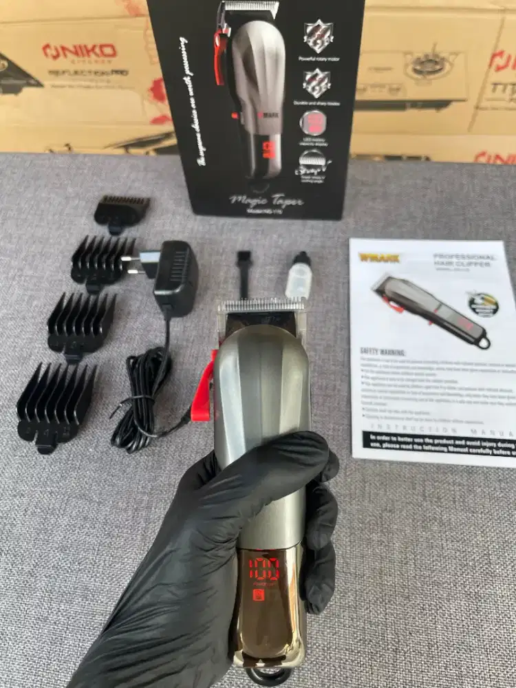 WMARK original clipper cukur rambut baru