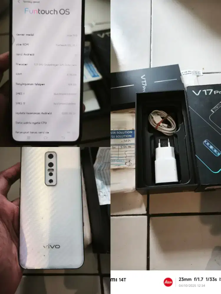 Vivo V17pro ram 8/128