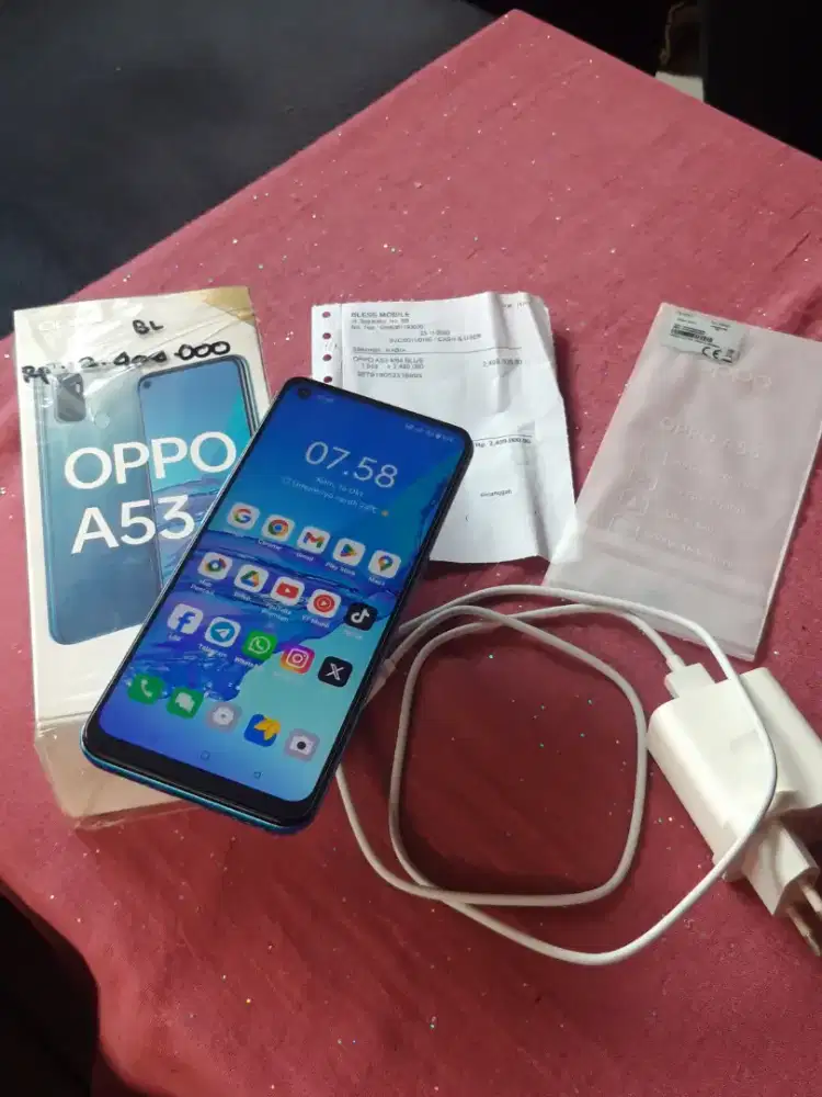 Oppo A53 (4/64) Fullset Ori No Minus