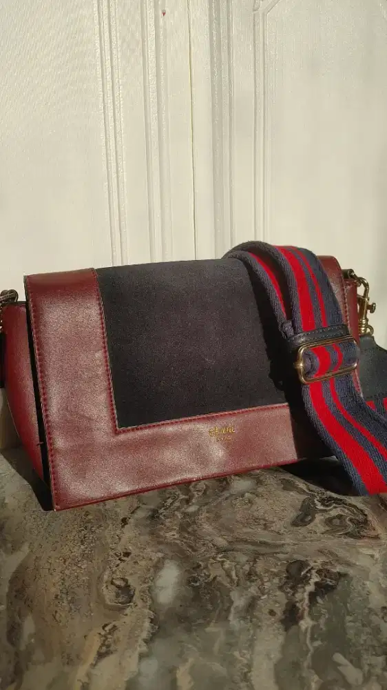 Celine Maroon Black