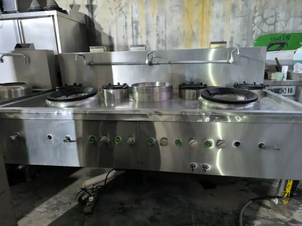 Double kwalirange blower ringsoup with kompor low pressure 5 burner