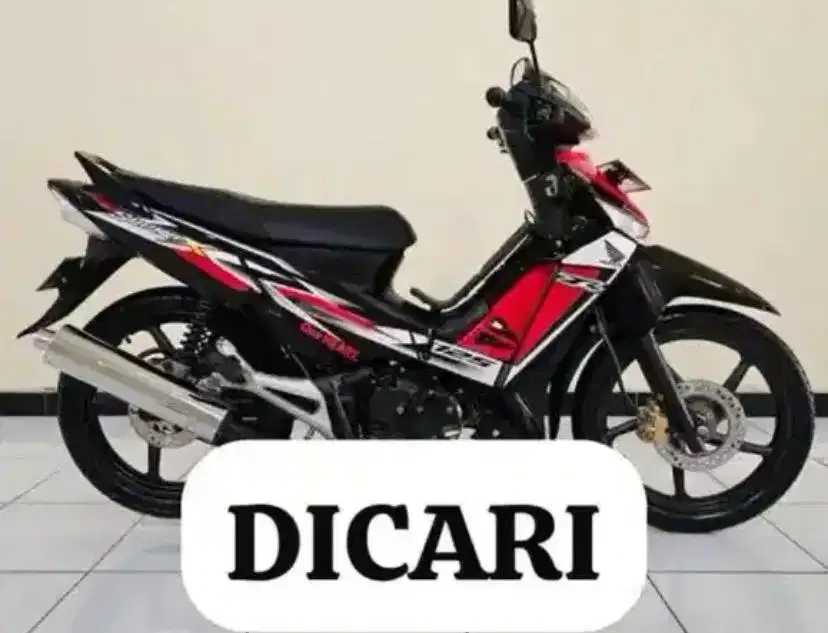 Di Cari Supra X 125 Double Disk DD Tahun 2012 Ke Atas Karbu Supra 2014