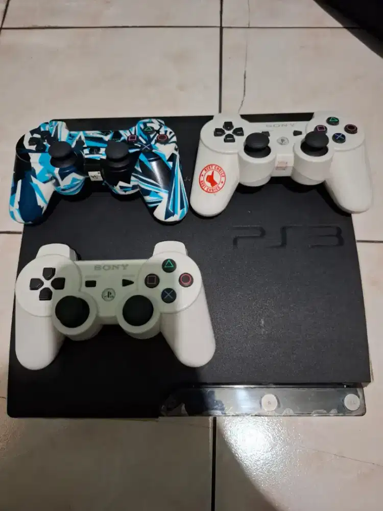 Ps3 slim 500gb lengkap