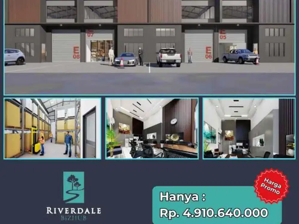 dijual beberapa unit gudang dengan luas 9X32 meter dengan tinggi 9 meter terletak di pusat cikarang barat, langsung jalur provinsi pantura *free AC*