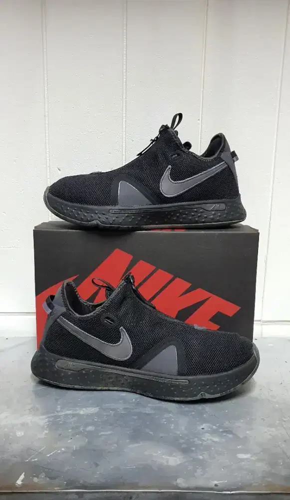 Sepatu Basket Nike PG 4 Triple Black Second Original Preloved
