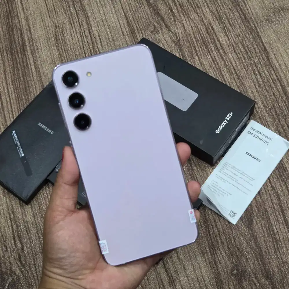 Samsung s23 plus 5g 256GB resmi mulus