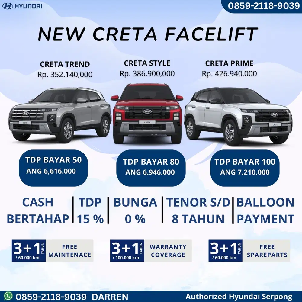 Hyundai Creta 2025 Bensin
