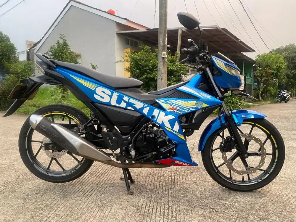 58@: PAJAK ON B DEPOK SATRIA FU FI BIRU