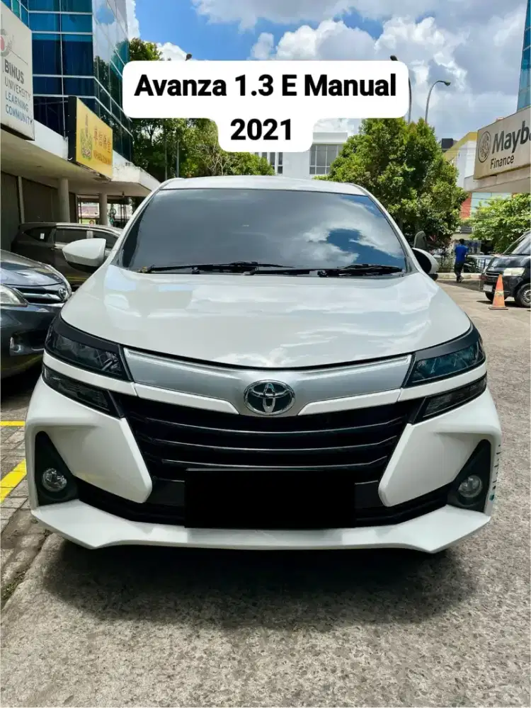 Avanza 1.3 E Bensin MT 2021 ( Km 11 ribuan )