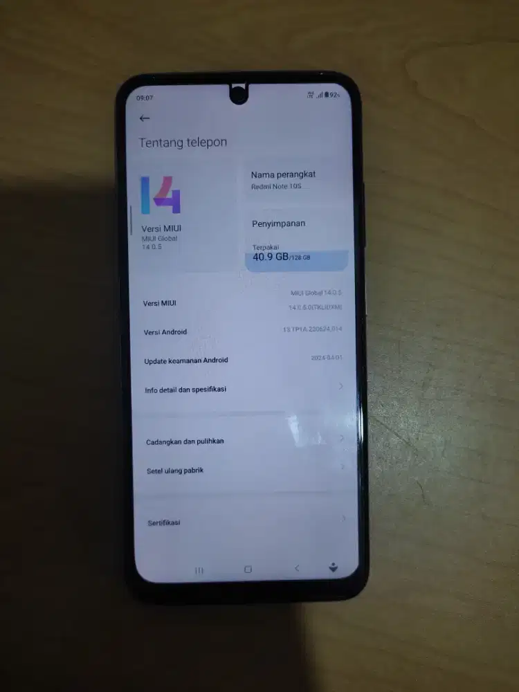 Redmi Note 10s 6/128 TT or Mahar
