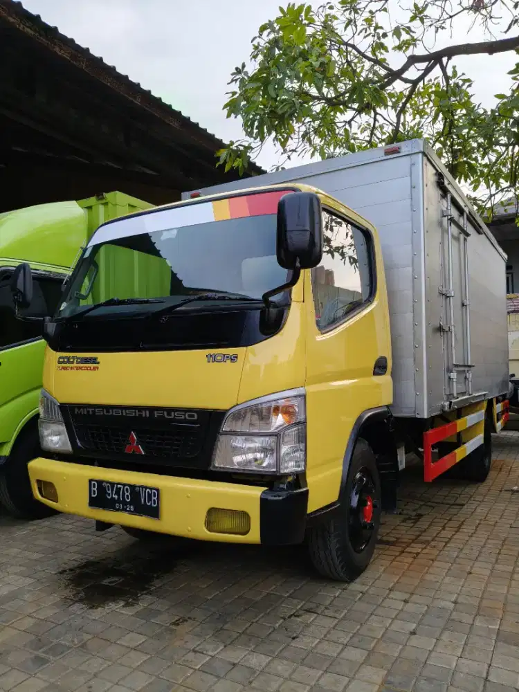 Truk Box Alumunium Mitsubishi Canter FE 73, 12 kubik, Th.2016