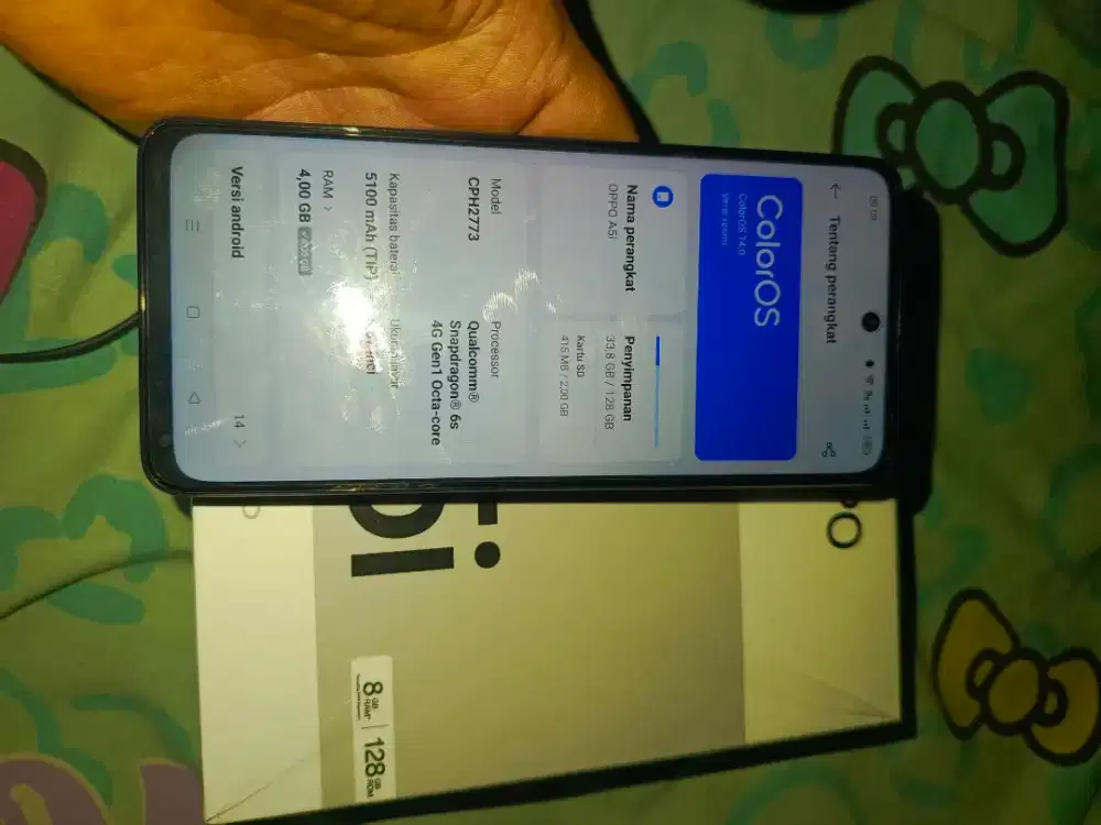 Oppo a5i 4/128 kumplit